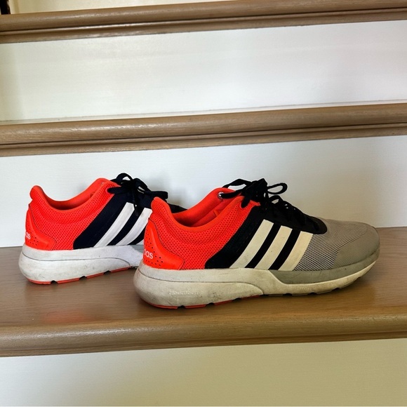 Adidas Men’s Cloudfoam Flow II in Orange and Grey - size 9.5 - Picture 2 of 7